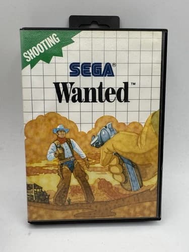 Wanted (Sega Master System) CIB Complete - Authentic & Tested Very Good Shape