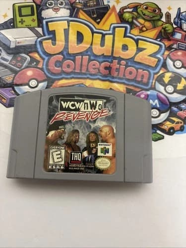 WCW NWO Revenge N64 Nintendo 64 Cartridge Authentic Tested