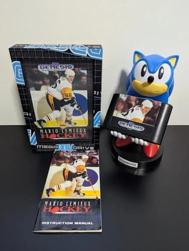 SEGA Genesis MARIO LEMIEUX HOCKEY Retrogame CIB