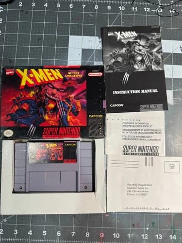 X-Men: Mutant Apocalypse Super Nintendo SNES CIB Complete in Box Tested