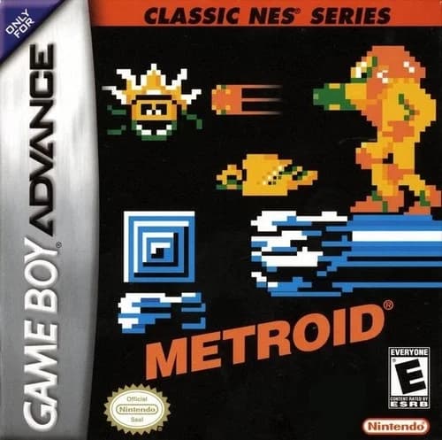 Metroid Classic NES Series Nintendo GameBoy Advance GBA Works Great!