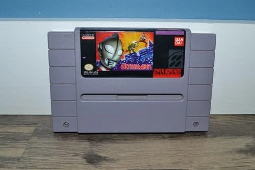 NINTENDO SNES BANDAI ULTRAMAN TESTED WORKING