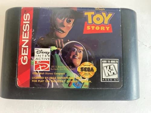 Disney's Toy Story Sega Genesis Platformer Retro Video Game