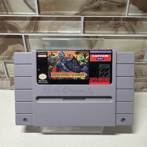 Super Ghouls 'N Ghosts SNES Super Nintendo Tested Authentic Capcom Cartridge