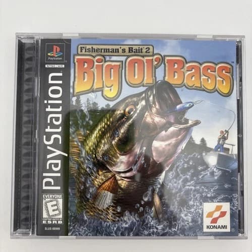 Fisherman's Bait 2: Big Ol' Bass-Playstation-(PS1)-1999-CIB with Reg.card