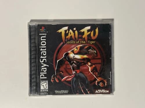 Tai Fu Wrath of the Tiger Playstation One PS1 COMPLTE CIB TESTED