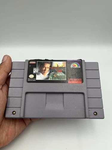 True Lies Video Super Nintendo Entertainment System Game 1995 SNES