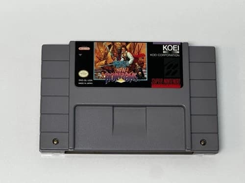 snes uncharted waters new horizons, Authentic and work