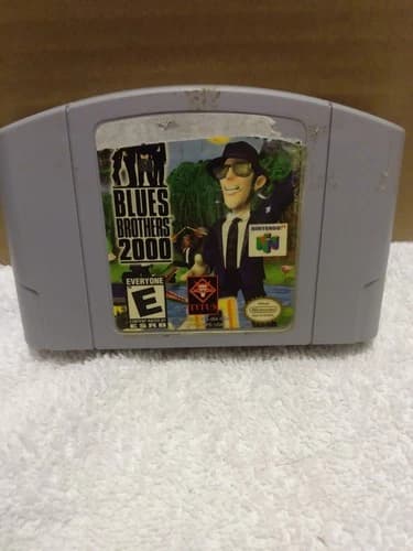 Blues Brothers 2000 Nintendo 64 N64 Cartiage Only Vintage Used Works