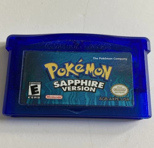 Nintendo Pokemon Sapphire Version Game Boy Advance GBA E NTSC-U/C (US/CA)