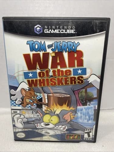 Tom and Jerry in War of the Whiskers (Nintendo GameCube, 2003) Complete Tested