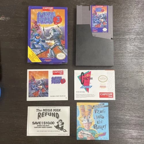 Mega Man 3 MegaMan Nintendo NES Complete In Box CIB - see pictures