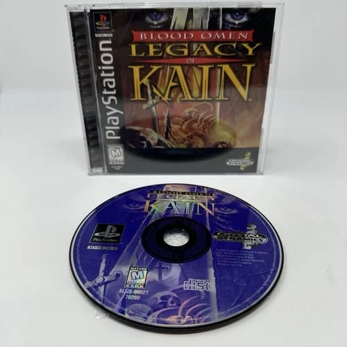 Blood Omen Legacy of Kain PS1 PlayStation 1 Complete CIB Manual Reg Card Tested