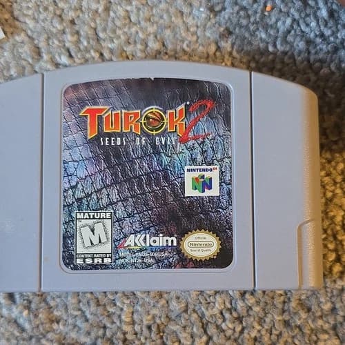 Acclaim Turok 2: Seeds of Evil Nintendo 64 N64 M NTSC-U/C (US/Canada)
