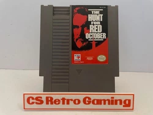 The Hunt for Red October (Nintendo NES) CF Authentic Cleaned Tested Work