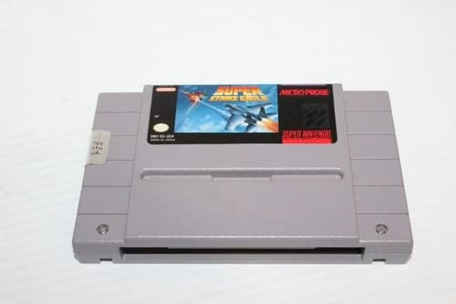 Super Strike Eagle Super Nintendo SNES 1993 Authentic Cart Tested Working