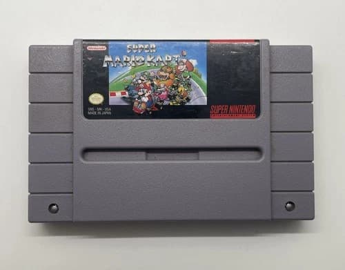 Super Mario Kart (Nintendo SNES, 1992) CART ONLY