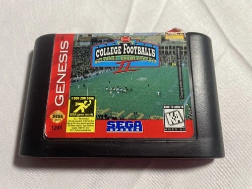 College Football's National Championship II (Sega Genesis, 1995) Cartridge Only