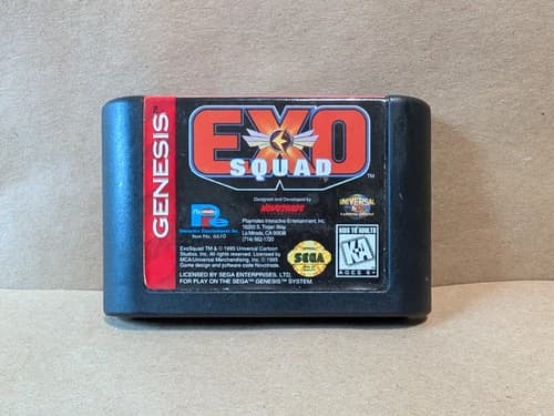 EXO Squad (Sega Genesis, 1995) Cartridge Only