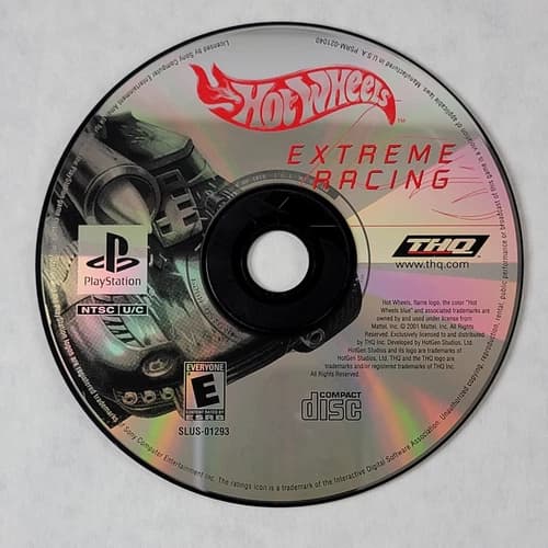 Hot Wheels Extreme Racing - Loose Sony PS1 Playstation 1 Disc