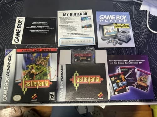 Castlevania Classic NES Series Nintendo Game Boy Advance GBA Complete