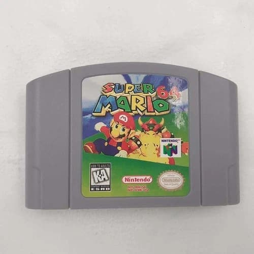 Super Mario 64 - Nintendo 64 (N64) Classic adventure Popular title