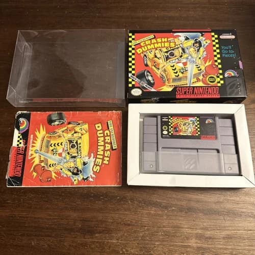 The Incredible Crash Dummies (Super Nintendo SNES) Complete - Tested - Authentic