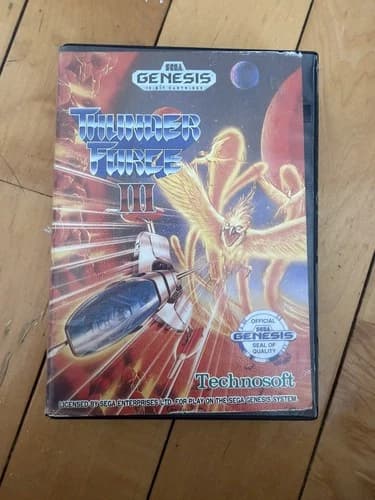 Sega Genesis Thunder Force III Game by Technosoft NO MANUEL. NOT TESTED