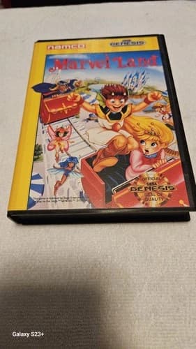 Marvel Land (Sega Genesis, 1991) with Book super clean