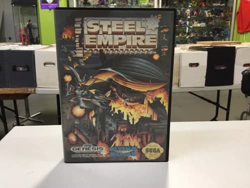 Steel Empire (Sega Genesis) Complete In Box Tested Working