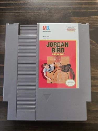 Jordan vs. Bird: One-on-One (Nintendo Entertainment System, 1989) Tested Working