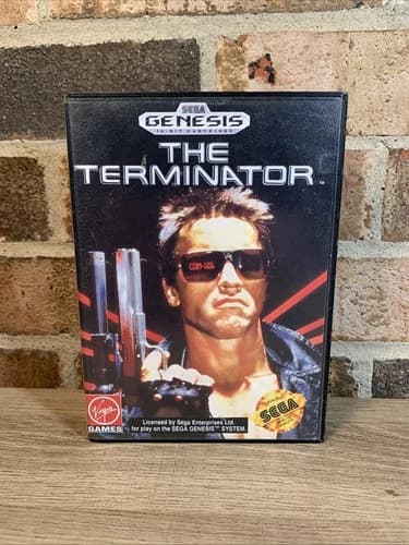 The Terminator (Sega Genesis, 1991) Authentic. Tested & Working