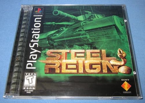 Sony PS1 Game ~ Steel Reign ~ Very Nice Clean Condition