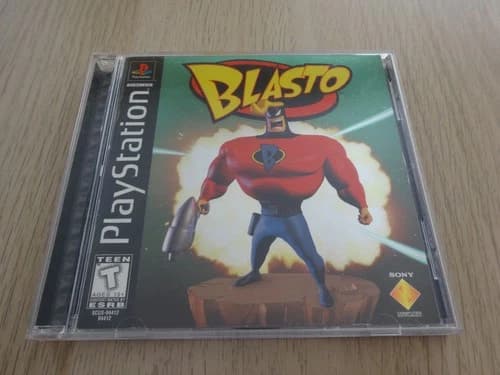 Blasto (CIB, complete, black label) - PlayStation 1