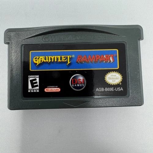 Nintendo Gameboy Advance (GBA) Gauntlet Rampart Cartridge Only - TESTED