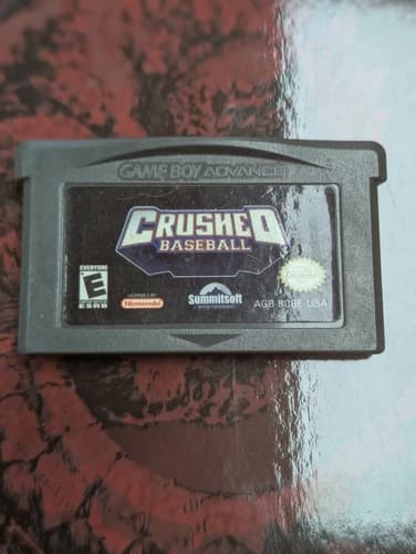 Crushed Baseball Nintendo Game Boy Advance GameBoy GBA Great Shape