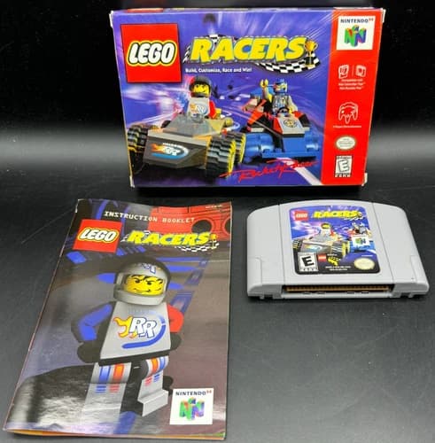 Lego Racers Nintendo 64 N64 CIB Complete W/ Manual Authentic High Voltage