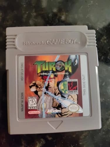 Turok: Battle of the Bionosaurs Game Boy Beautiful Label Tested working