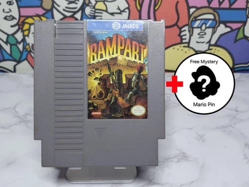 Rampart NES Nintendo Video Game - Authentic - Tested Working - Fast Shipping