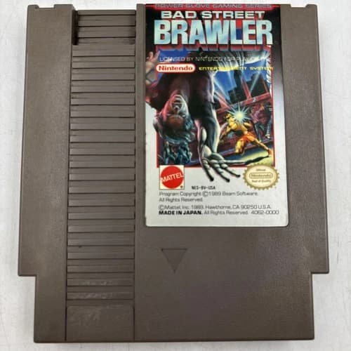 Bad Street Brawler (Nintendo NES, 1987) Game Only | Tested | Authentic