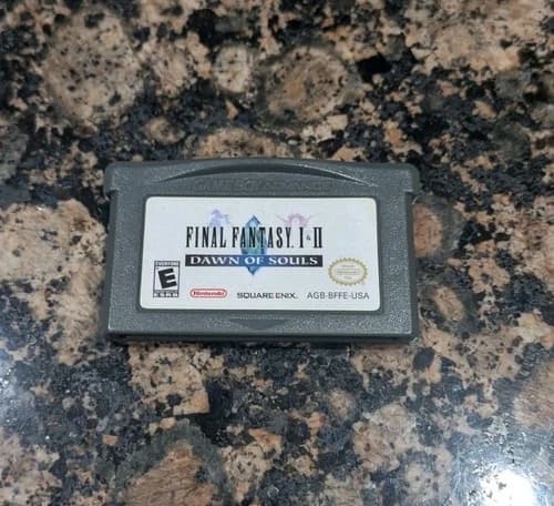 Final Fantasy I II Dawn of Souls Nintendo Game Boy Advance GBA - Cartridge Only