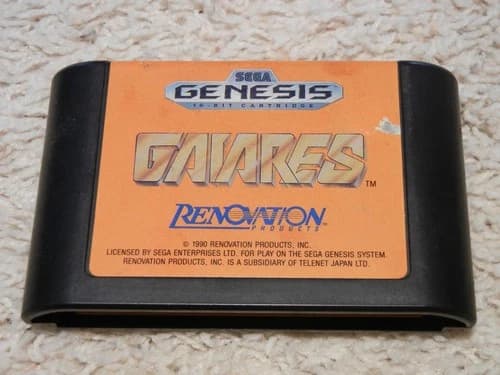 Gaiares (Sega Genesis, 1990) Cartridge Only, Tested