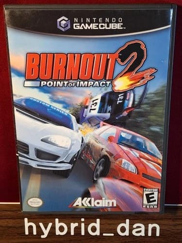 Burnout 2 Point of Impact (Nintendo GameCube GC) Authentic Game Disc USA CIB