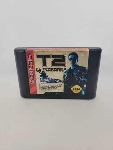 Terminator 2: Judgment Day Sega Genesis Authentic and Tested Cart Only
