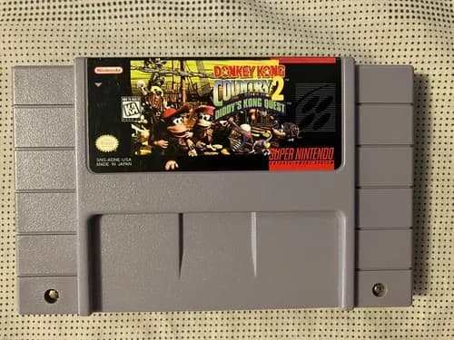 Donkey Kong Country 2: Diddy's Kong Quest (Super Nintendo, 1995) **Cart Only**
