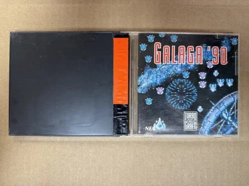 Galaga '90 for Turbo Grafx 16 Complete In Case Great Shape TurboGrafx