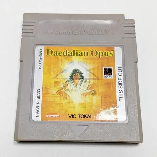 Daedalian Opus (Nintendo Game Boy, 1990) Authentic Cartridge Only