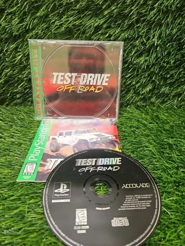 Test Drive Off Road Sony Playstation 1 PS1 Game COMPLETE CIB Tested/Working