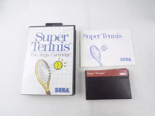 Boxed Sega Master System Super Tennis - Inc Manual