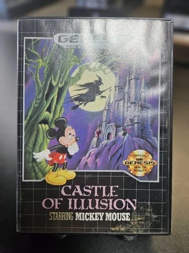 Castle of Illusion Starring Mickey Mouse (Sega Genesis, 1990) Complete CIB